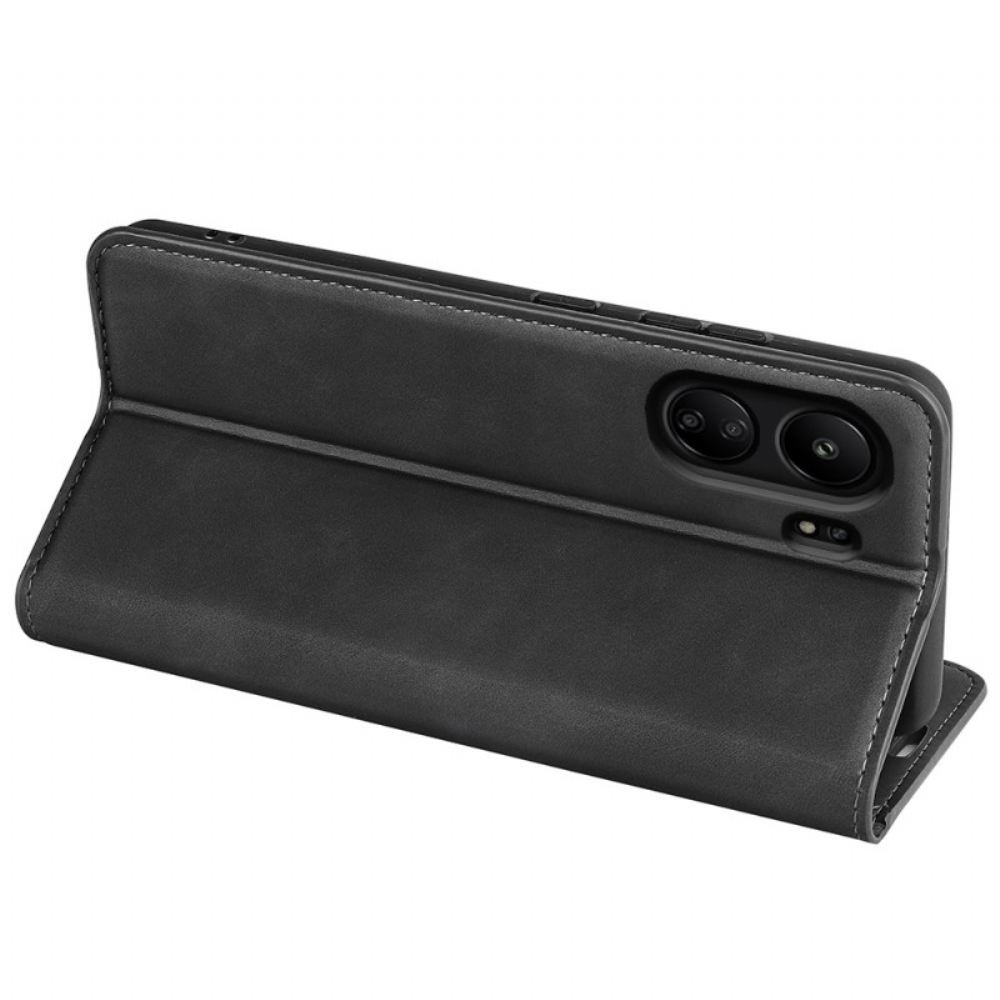 Kožené Pouzdro Folio Poco C65 Klasika