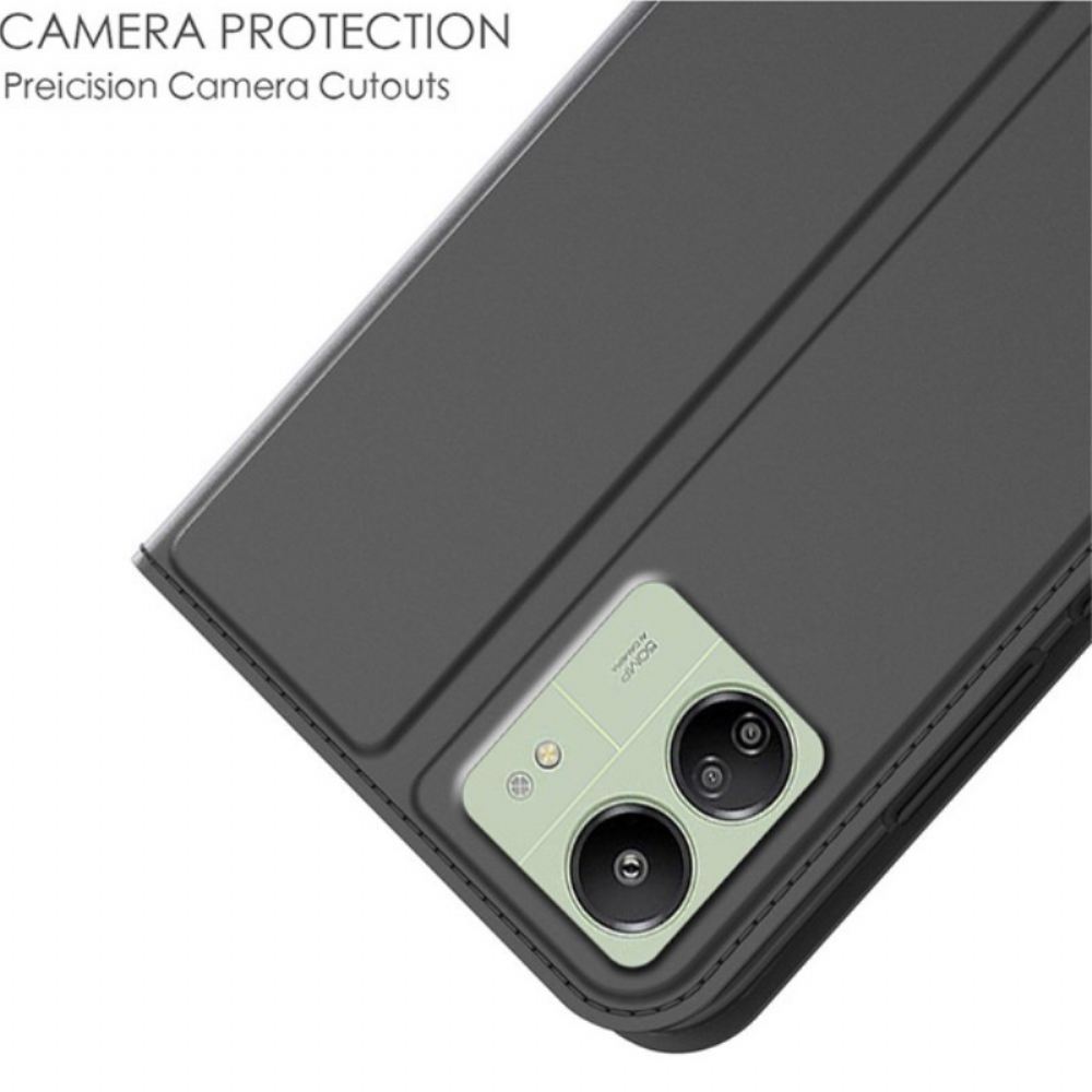 Kožené Pouzdro Folio Poco C65 Magnetický