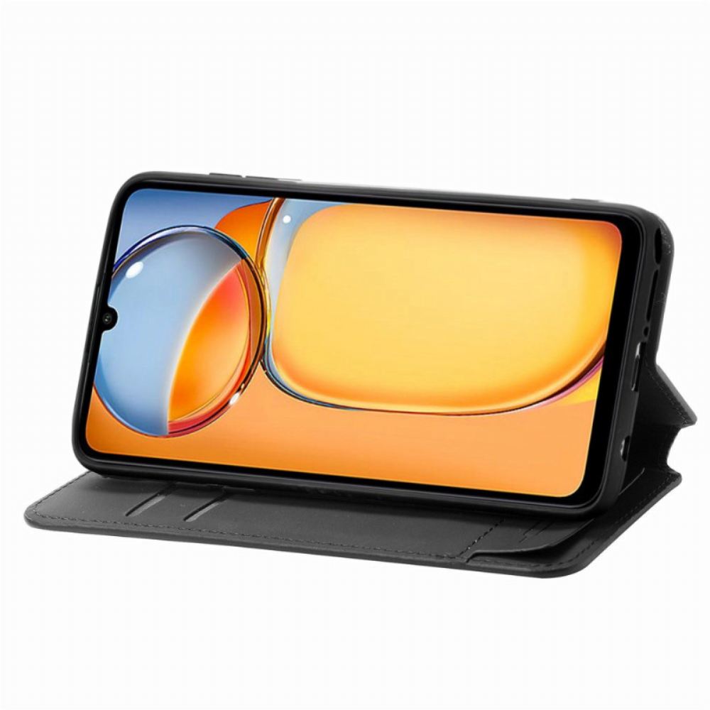 Kožené Pouzdro Poco C65 Kryty Na Mobil Caseneo Rfid Blokování