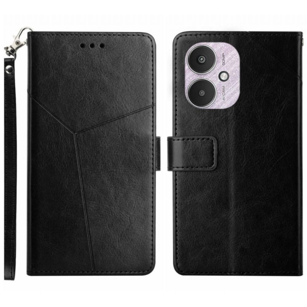 Kožený Kryt Na Poco C65 Y Design