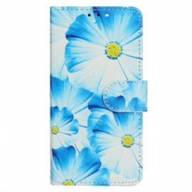Kožený Kryt Poco C65 Orchideje