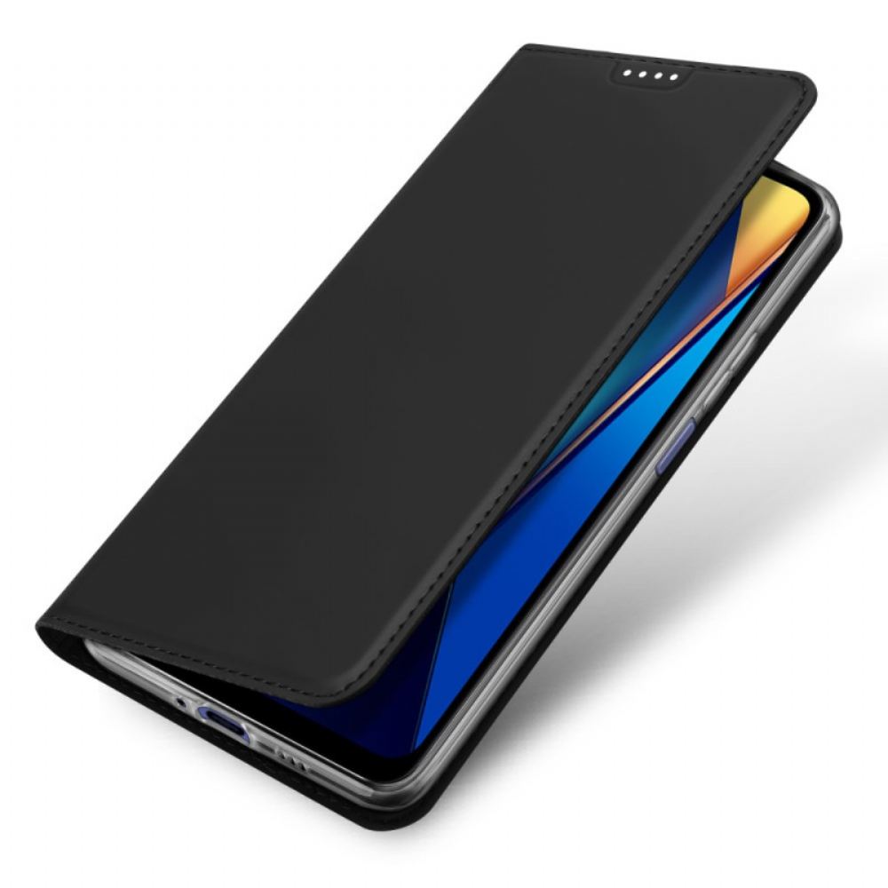 Kožený Kryt Poco C65 Skin Pro Series Dux Ducis