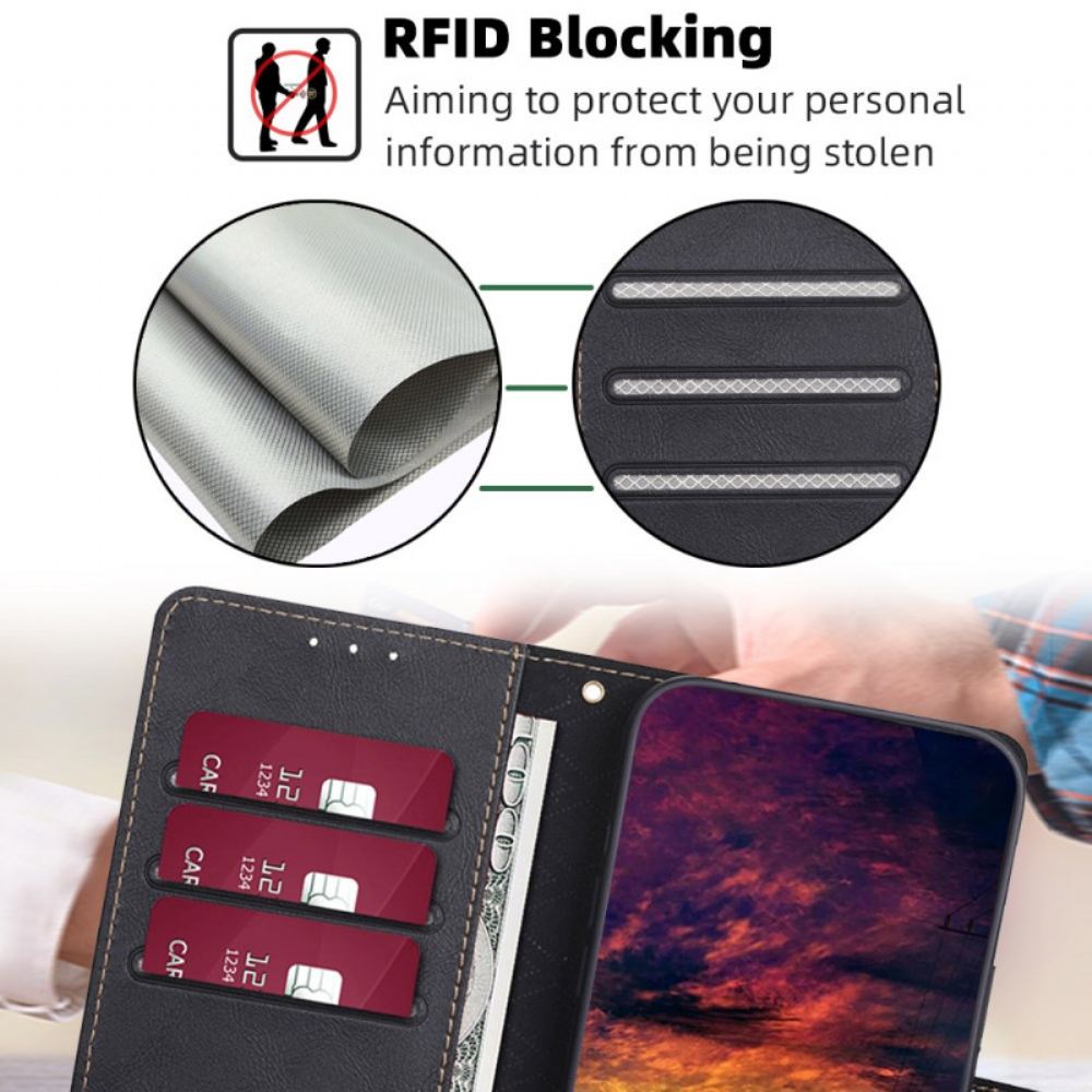 Kožený Kryt Poco C65 Umělá Kůže S Rfid Blokováním