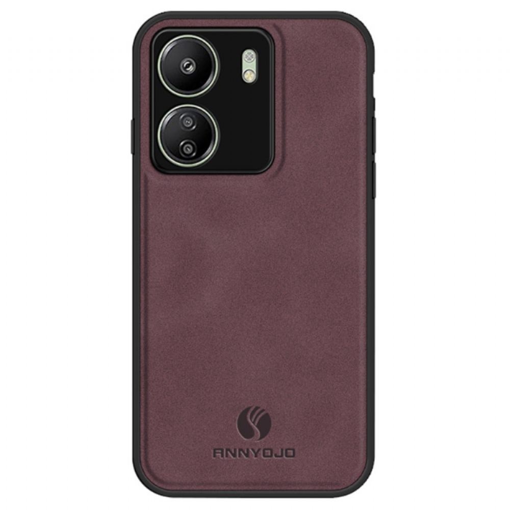 Kryt Na Poco C65 Kožený Styl Annyojo