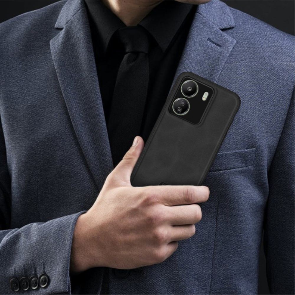 Kryt Na Poco C65 Kožený Styl Annyojo