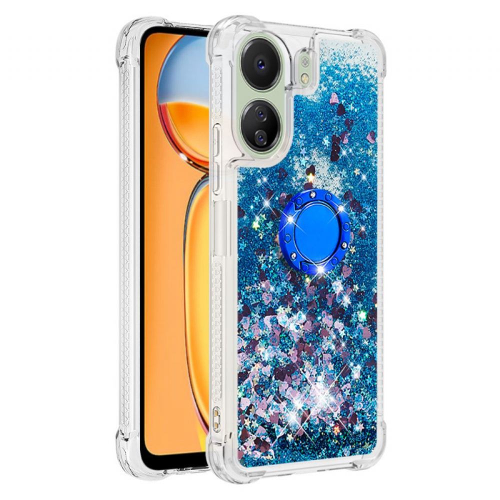 Kryt Poco C65 Podpora Glitter Ring