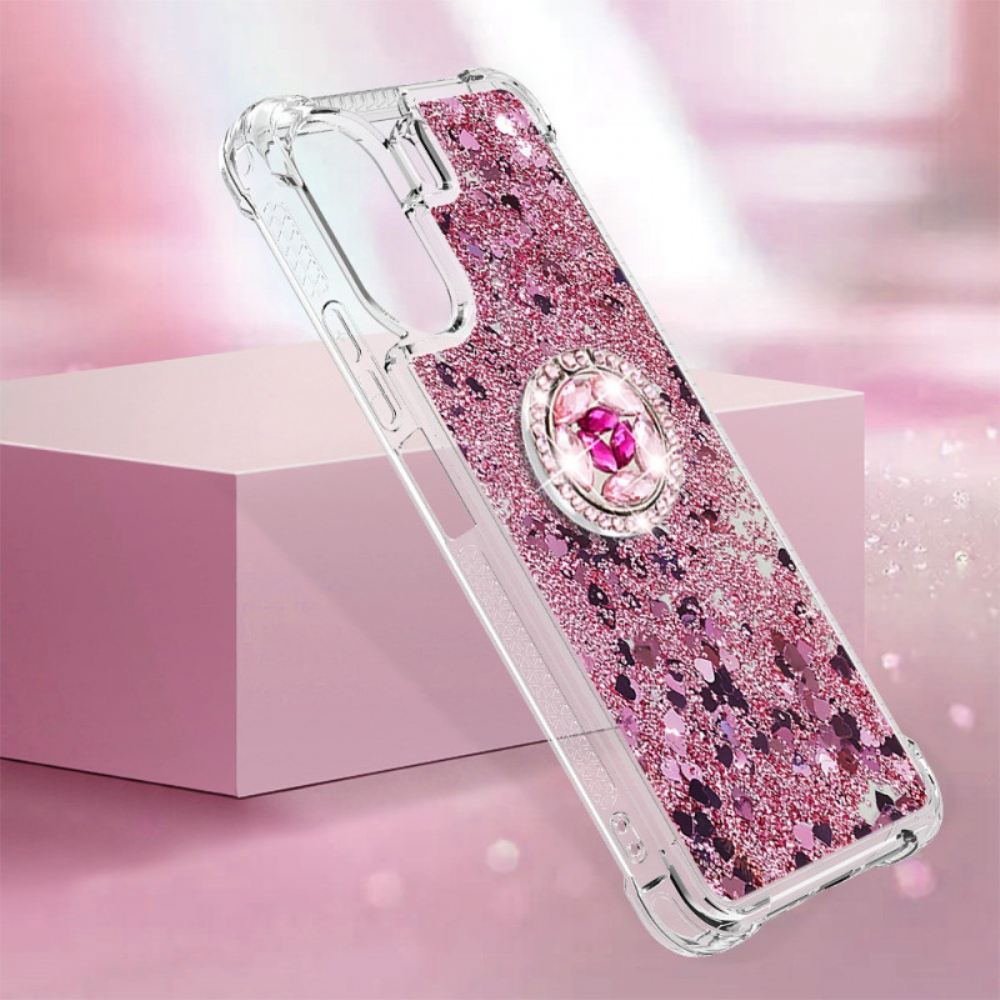 Kryt Poco C65 Podpora Glitter Ring