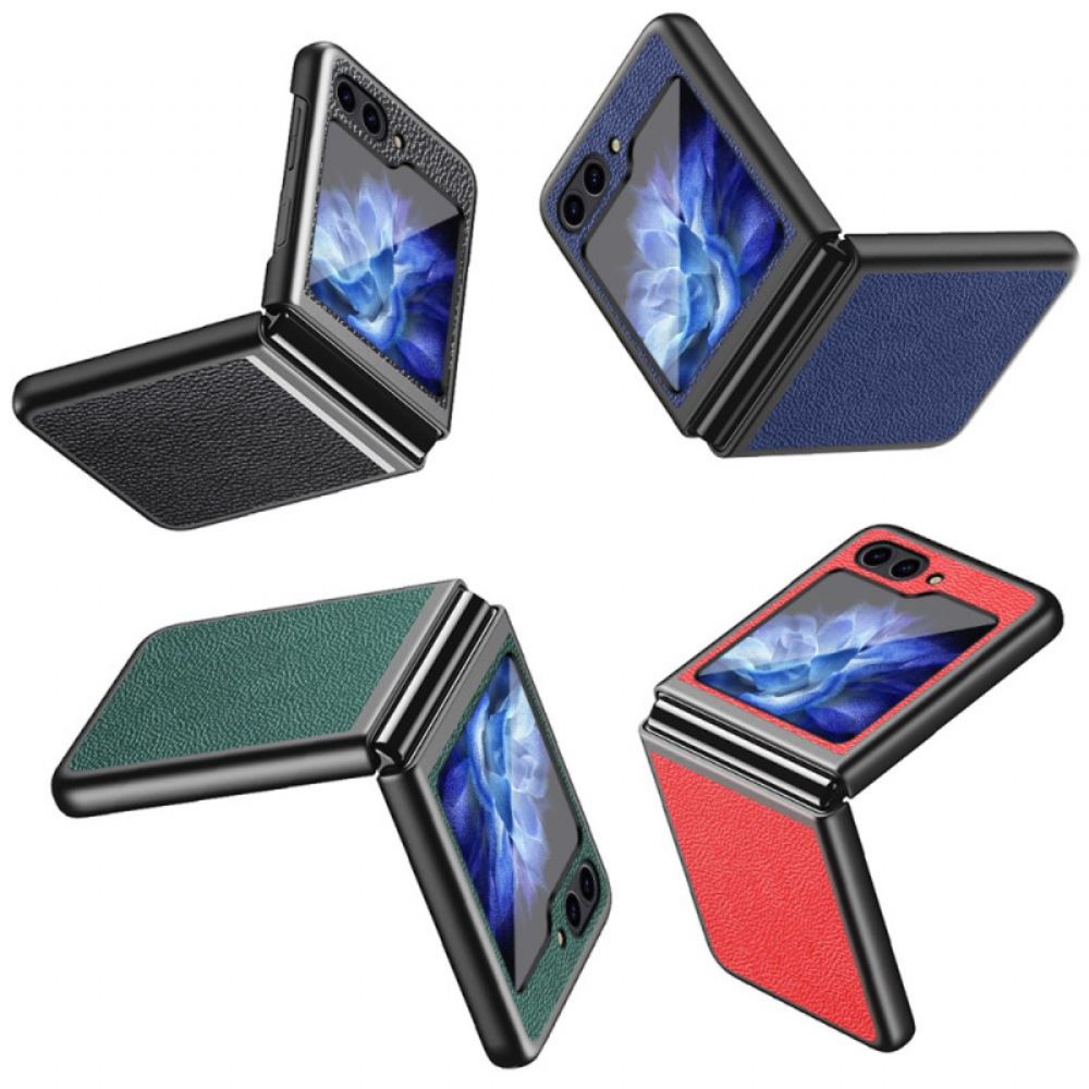 Kryt Na Samsung Galaxy Z Flip 6 Umělá Kůže Litchi