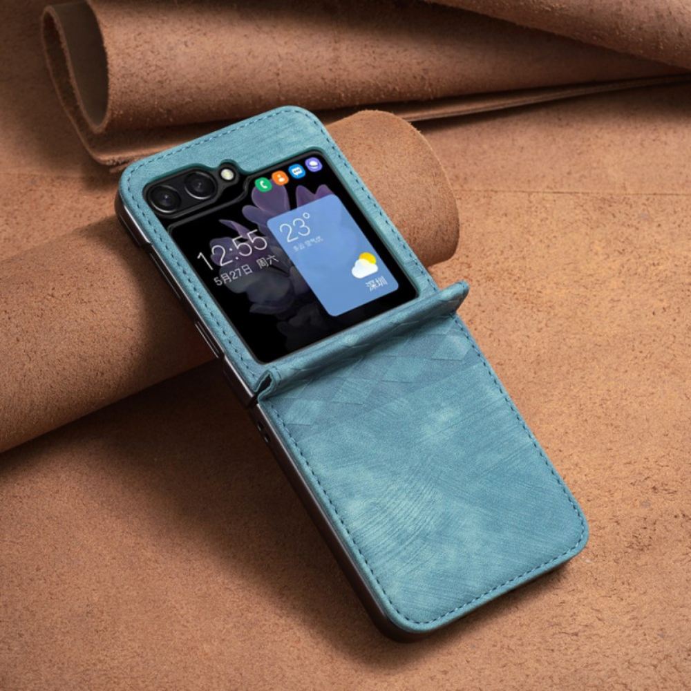 Kryt Na Samsung Galaxy Z Flip 6 Vlys Z Umělé Kůže
