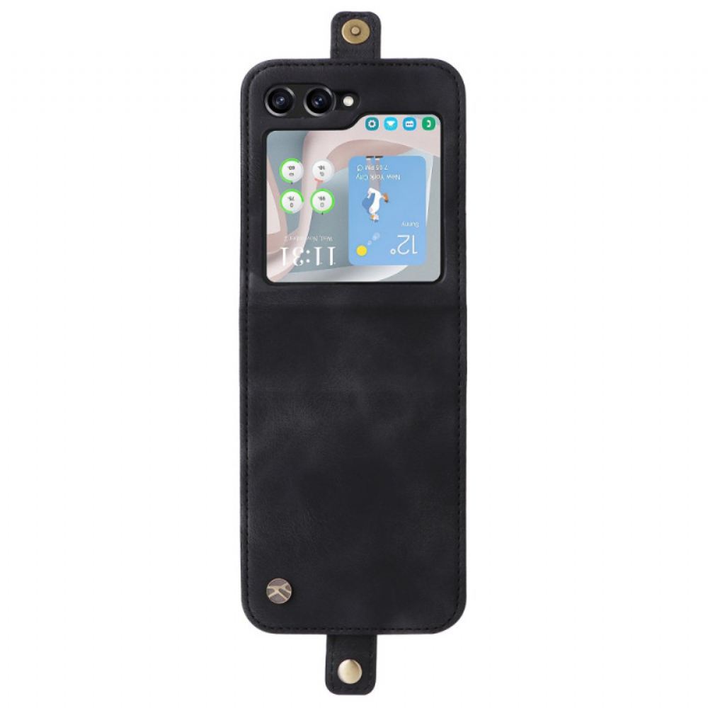 Kryt Samsung Galaxy Z Flip 6 Držitel Karty Yikatu