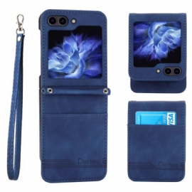 Kryt Samsung Galaxy Z Flip 6 Kryty Na Mobil Držák Karty Dierfeng