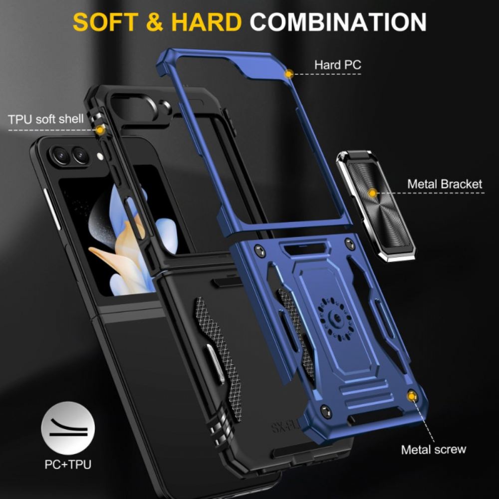 Kryt Samsung Galaxy Z Flip 6 Opěrný Prsten Řady Armor