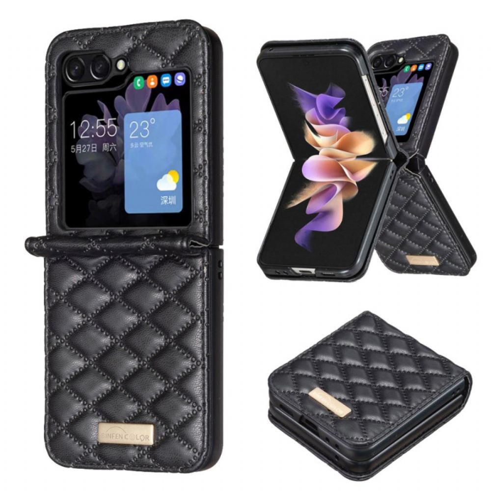 Kryt Samsung Galaxy Z Flip 6 Prošívaná Binfen Barva