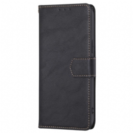Flipové Pouzdro Na Poco F4 GT Rfid Vintage Kožený Styl
