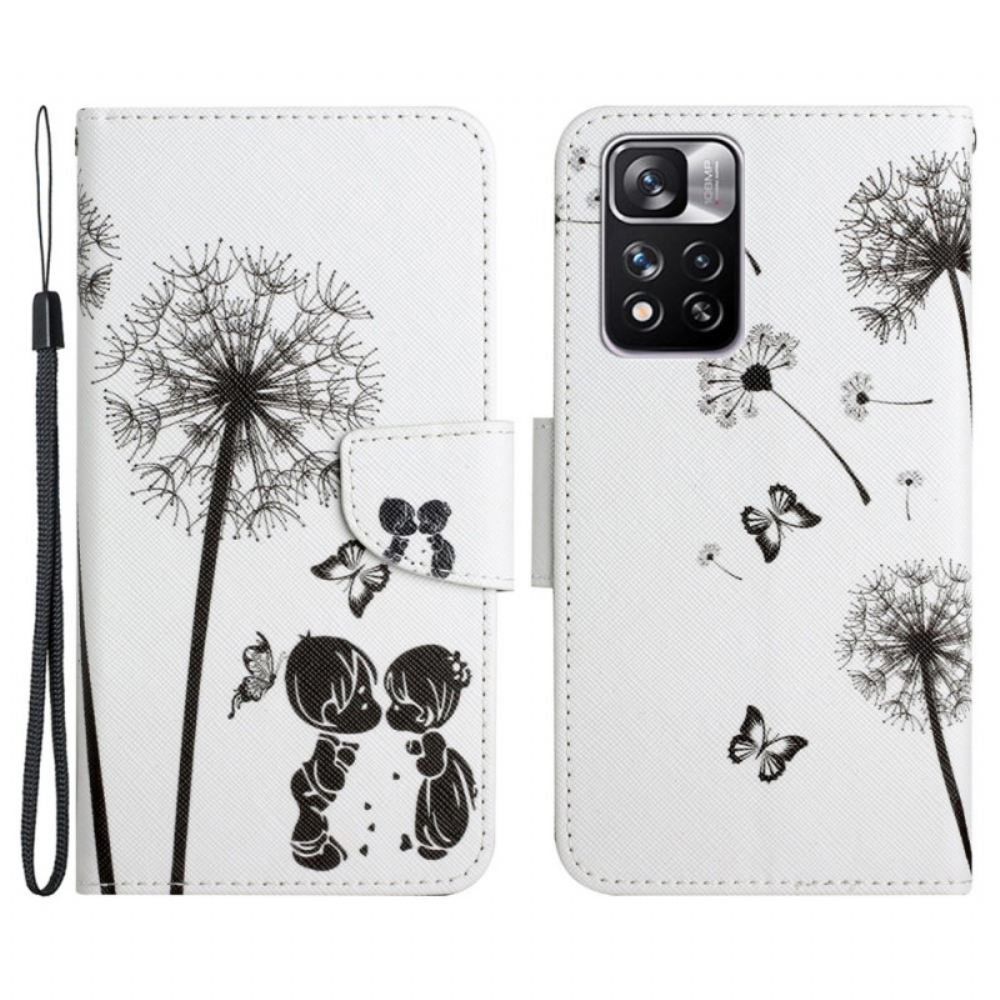 Flipové Pouzdro Na Xiaomi Redmi Note 11 Pro Plus 5G Baby Love Pampeliška