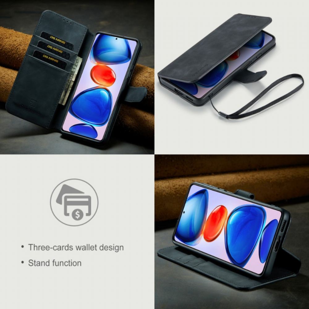 Flipové Pouzdro Na Xiaomi Redmi Note 11 Pro Plus 5G Dg.ming Retro