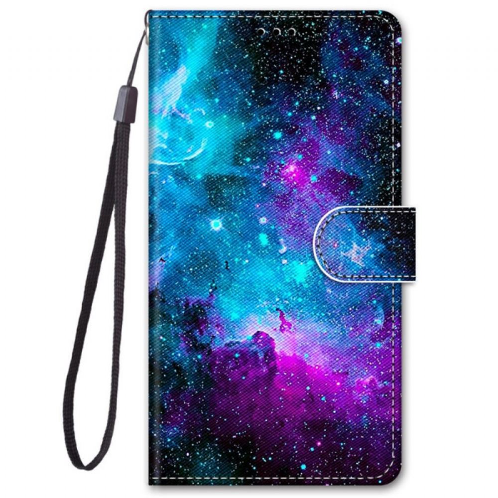 Flipové Pouzdro Na Xiaomi Redmi Note 11 Pro Plus 5G Kosmické Nebe