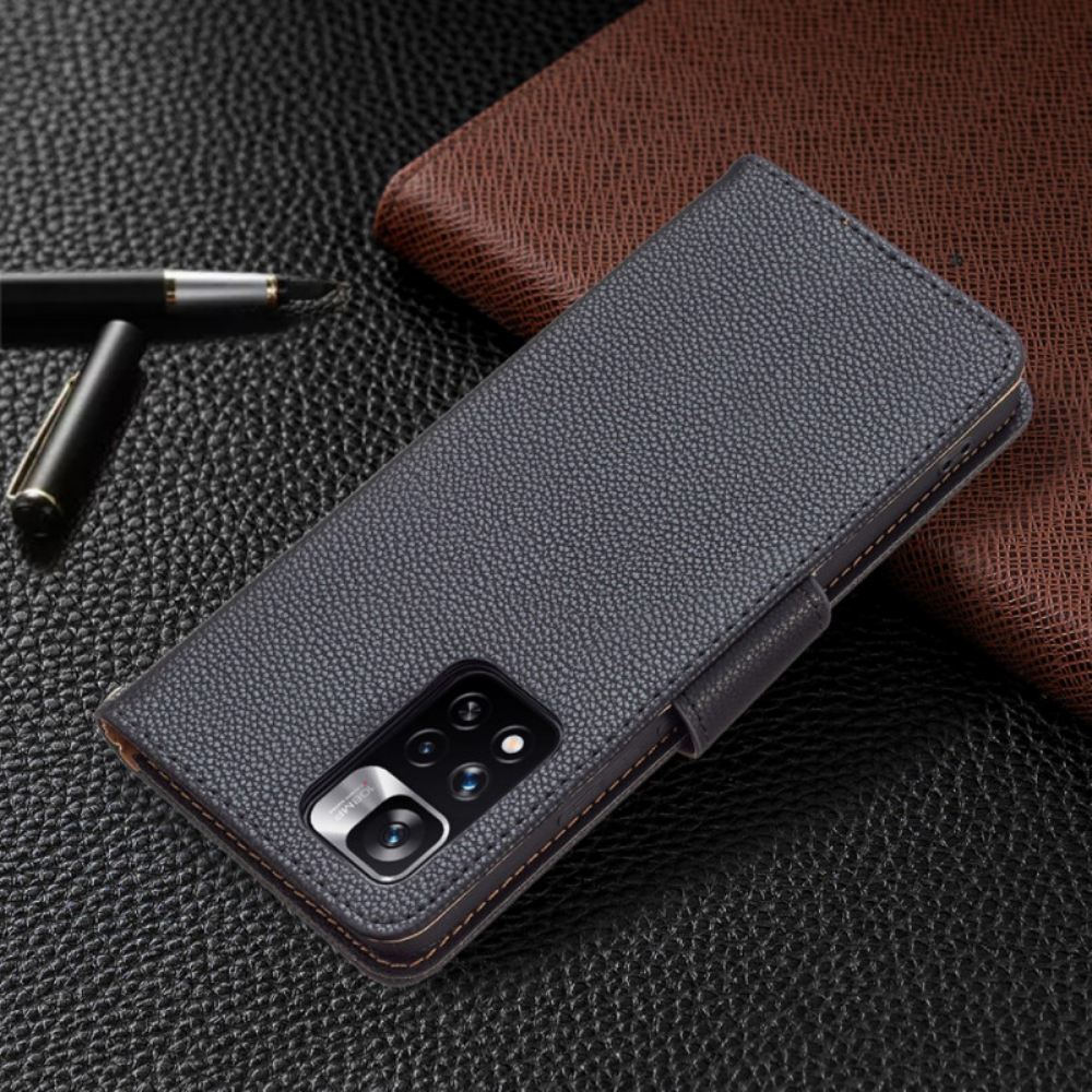 Flipové Pouzdro Na Xiaomi Redmi Note 11 Pro Plus 5G Liči Šikmá Spona