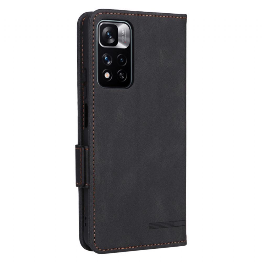 Flipové Pouzdro Na Xiaomi Redmi Note 11 Pro Plus 5G Styl Kůže