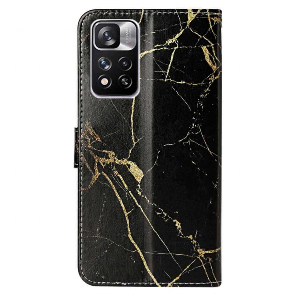 Flipové Pouzdro Na Xiaomi Redmi Note 11 Pro Plus 5G Styl Mramoru