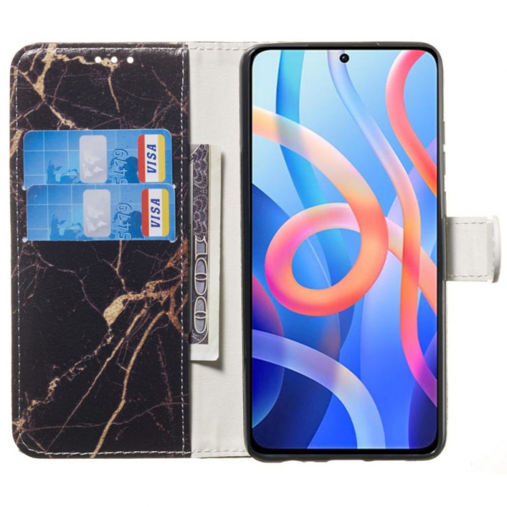 Flipové Pouzdro Na Xiaomi Redmi Note 11 Pro Plus 5G Styl Mramoru