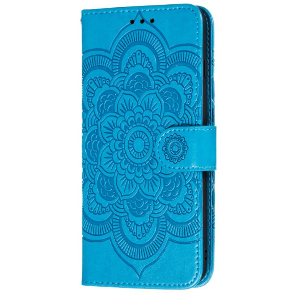 Kožené Pouzdro Na Xiaomi Redmi Note 11 Pro Plus 5G Celá Mandala