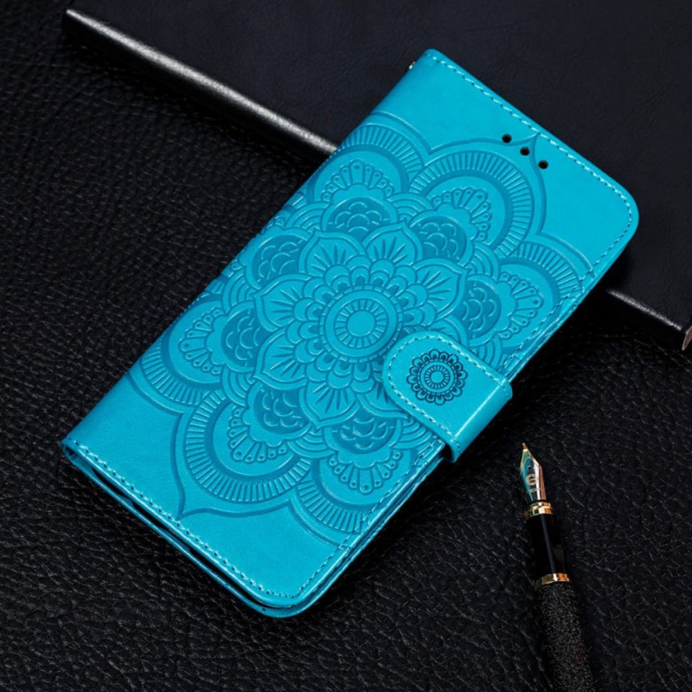 Kožené Pouzdro Na Xiaomi Redmi Note 11 Pro Plus 5G Celá Mandala