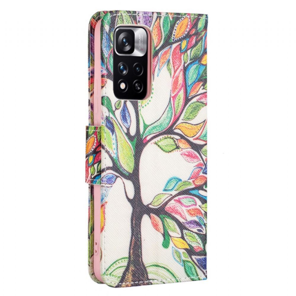 Kožené Pouzdro Na Xiaomi Redmi Note 11 Pro Plus 5G Strom