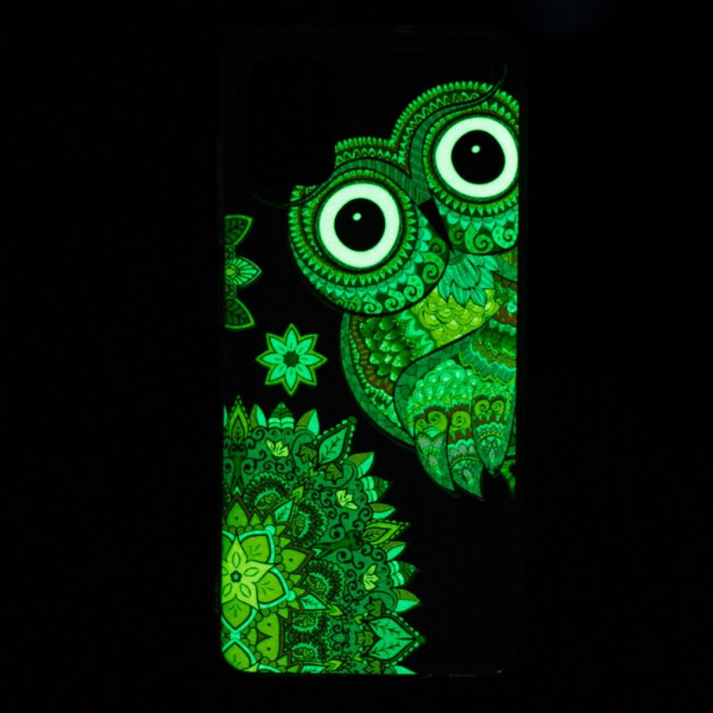 Kryt Na Xiaomi Redmi Note 11 Pro Plus 5G Mandala Fluorescenční Sova