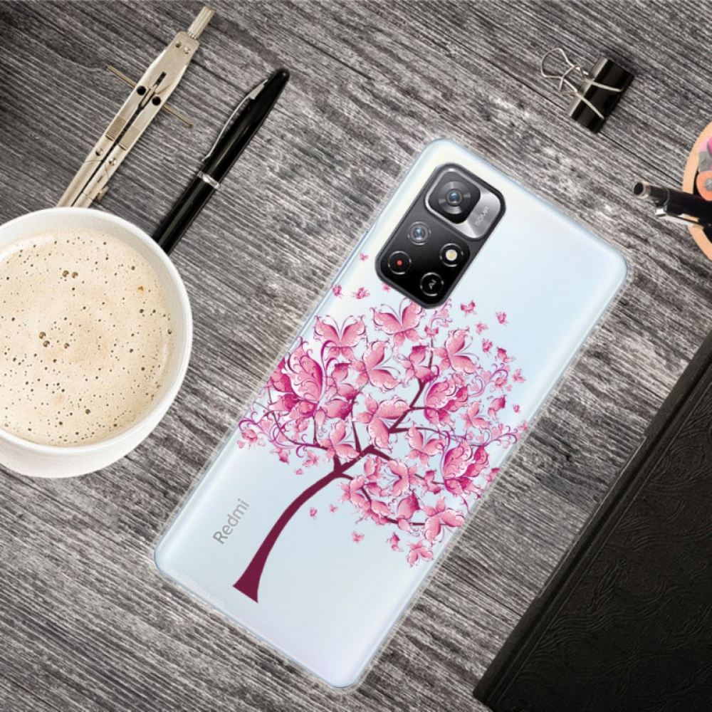Kryt Na Xiaomi Redmi Note 11 Pro Plus 5G Růžový Strom