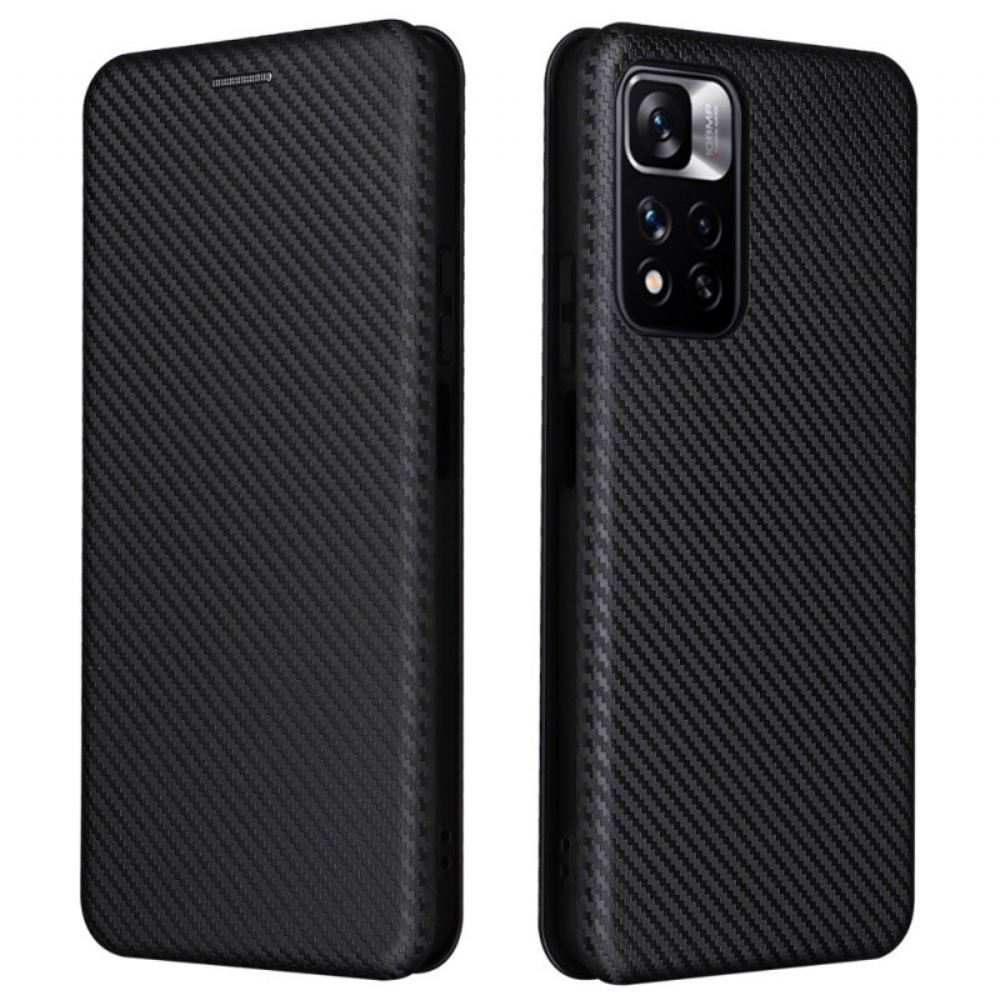 Kryty Na Mobil Na Xiaomi Redmi Note 11 Pro Plus 5G Flipové Pouzdro Barevný Uhlíkový Silikon
