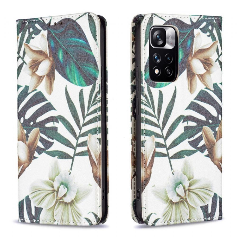 Kryty Na Mobil Na Xiaomi Redmi Note 11 Pro Plus 5G Flipové Pouzdro Listy