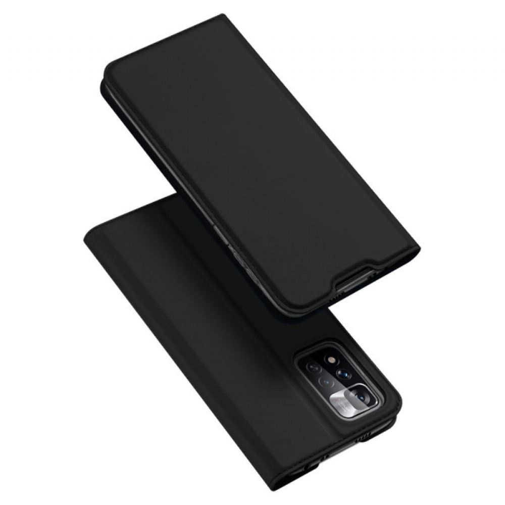 Kryty Na Mobil Na Xiaomi Redmi Note 11 Pro Plus 5G Flipové Pouzdro Skin Pro Series Dux Ducis