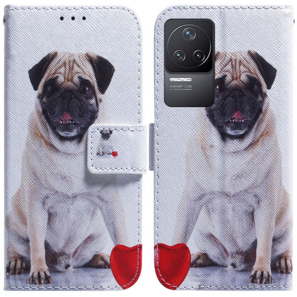 Flipové Pouzdro Na Poco F4 Mops Pes