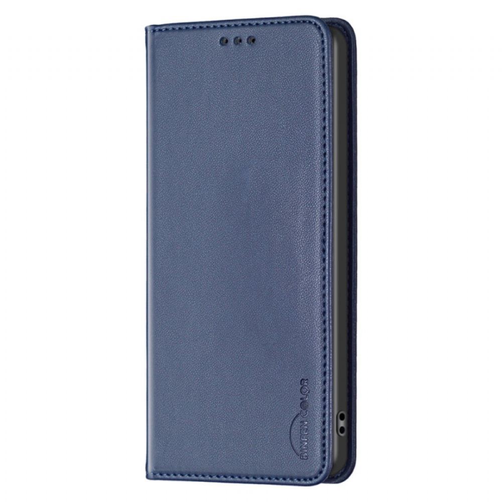 Kožené Pouzdro Folio Poco C75 Barva Binfen