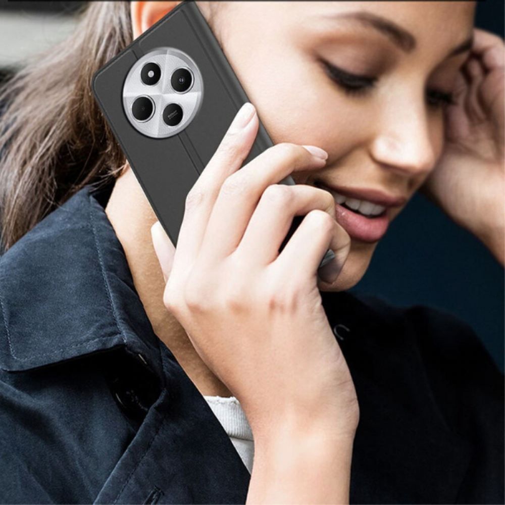 Kožené Pouzdro Poco C75 Kryty Na Mobil Pouzdro Na Karty A Stojánek