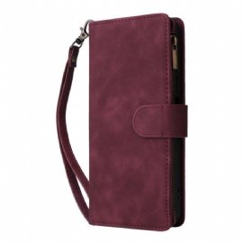 Kožený Kryt Na Poco C75 Multifunkční Peněženka