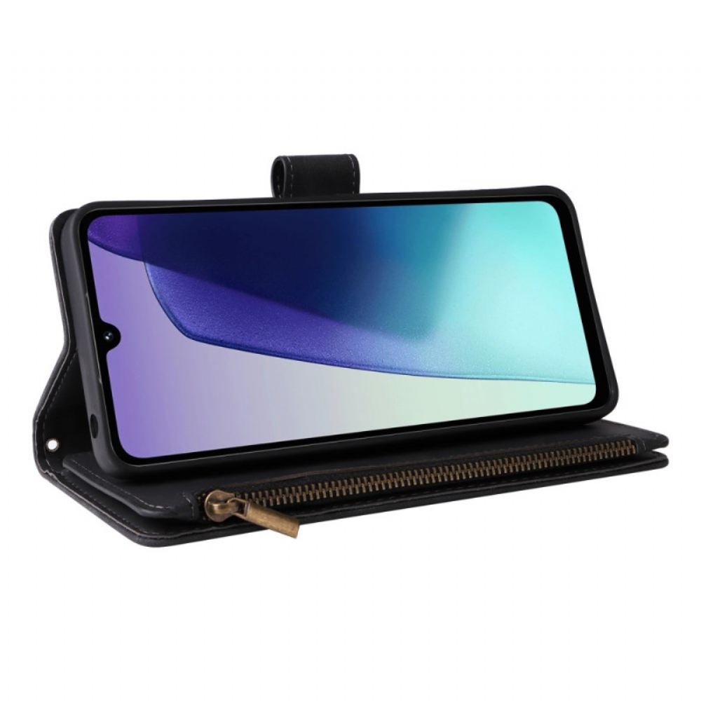 Kožený Kryt Na Poco C75 Multifunkční Peněženka