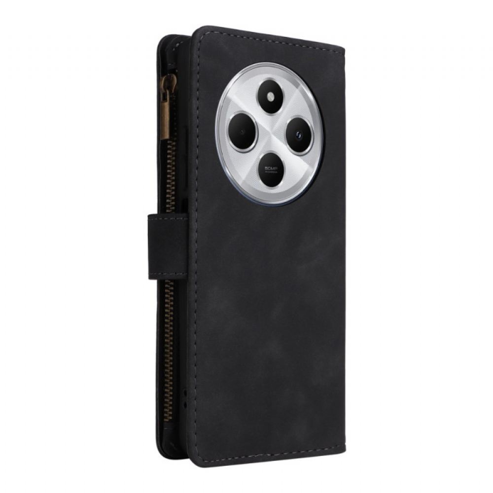 Kožený Kryt Na Poco C75 Multifunkční Peněženka