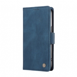 Kožený Kryt Na Poco C75 Semišový Efekt Yikatu