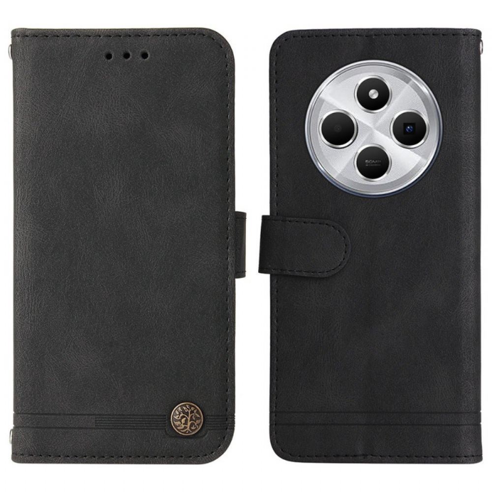 Kožený Kryt Poco C75 Dekorativní Nýt