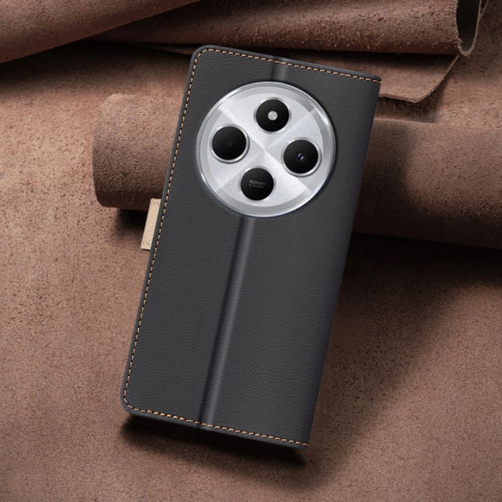 Kožený Kryt Poco C75 Dvoubarevná Barva Binfen