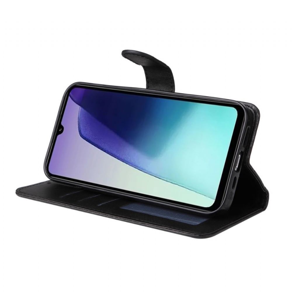 Kožený Kryt Poco C75 Kožený Efekt S Páskem