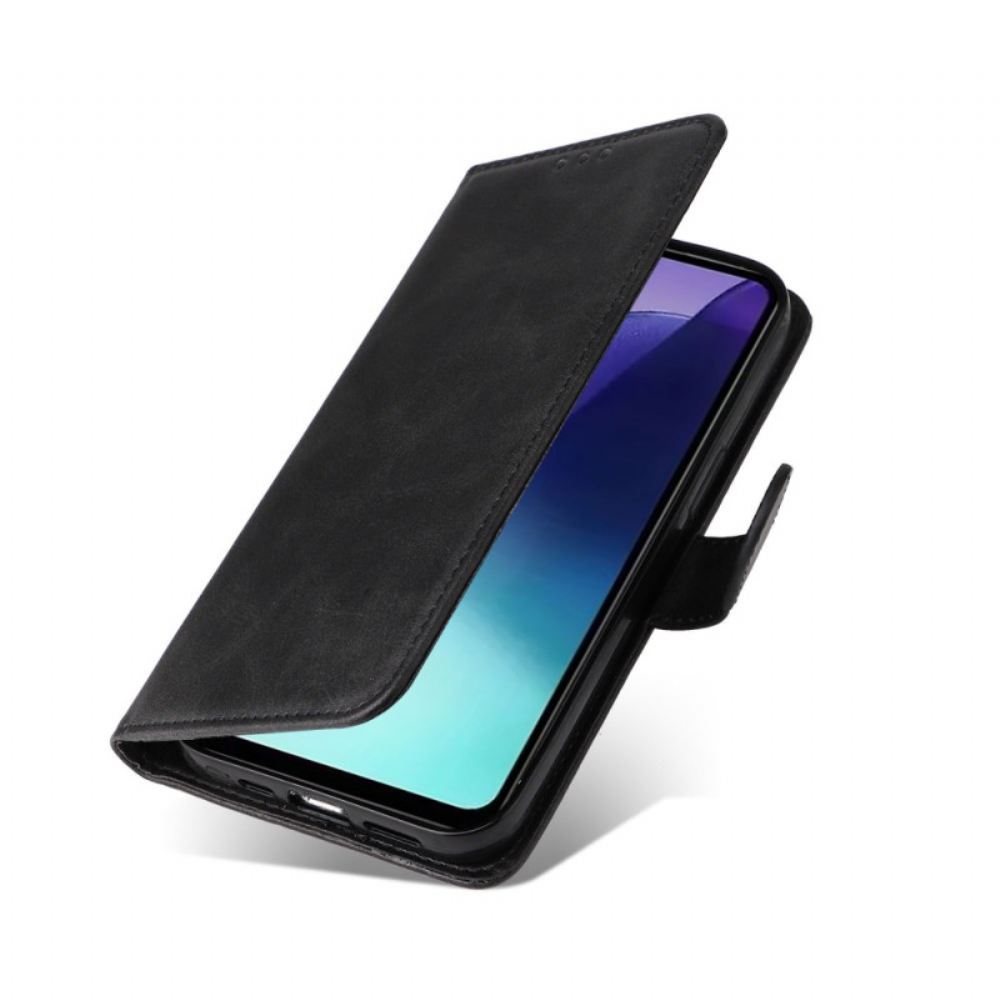 Kožený Kryt Poco C75 Kožený Efekt S Páskem