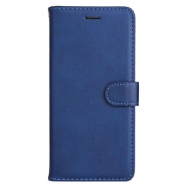 Kožený Kryt Poco C75 Jednoduchá Umělá Kůže S Páskem