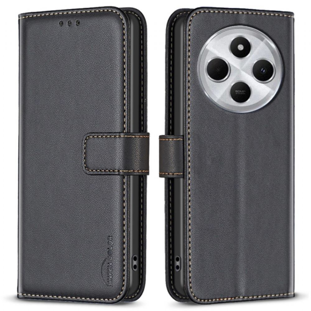 Kožený Kryt Poco C75 Klasická Binfen Color