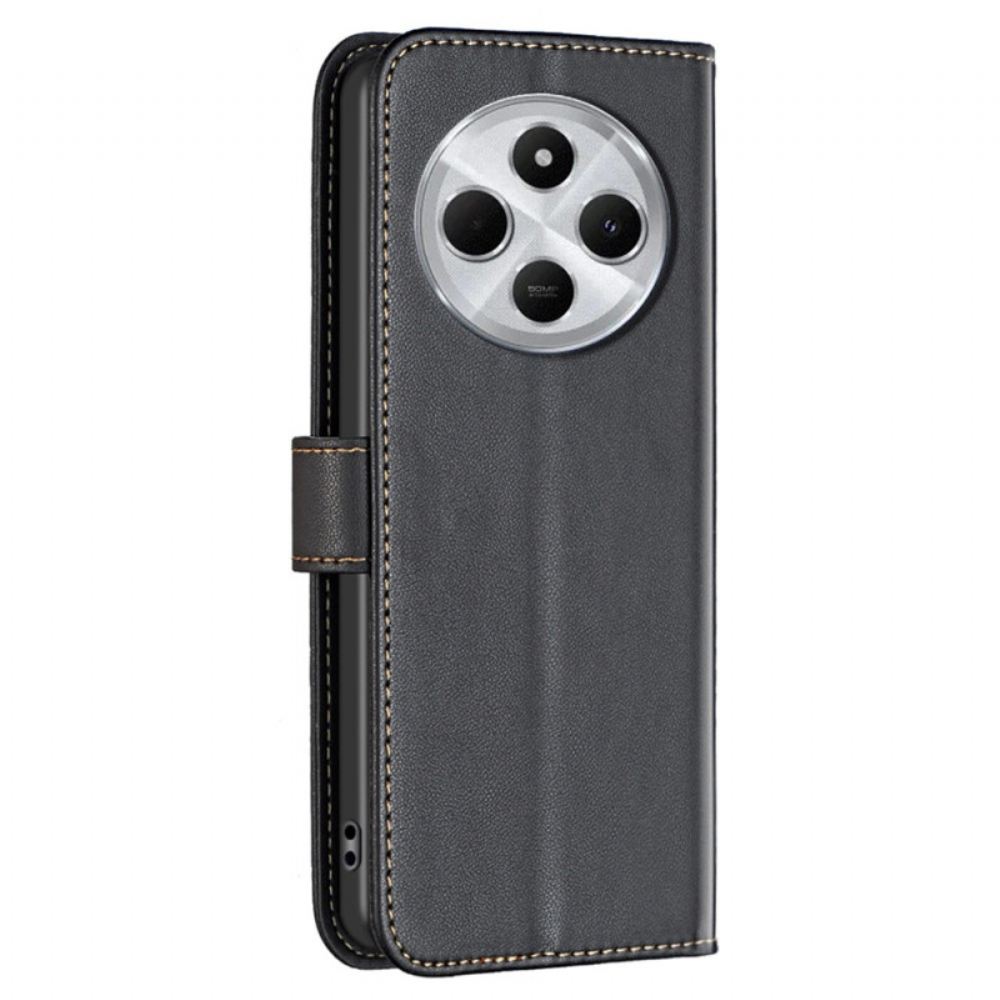 Kožený Kryt Poco C75 Klasická Binfen Color