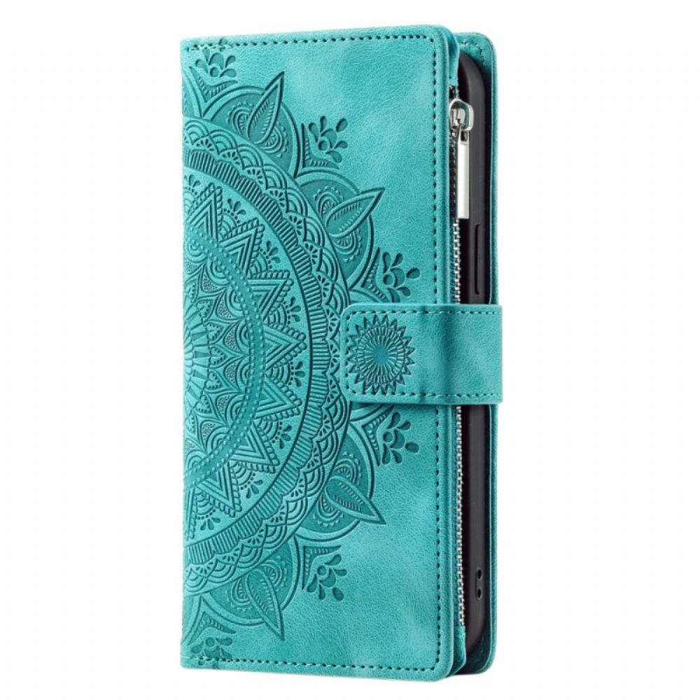 Kožený Kryt Poco C75 Mandalový Semišový Efekt