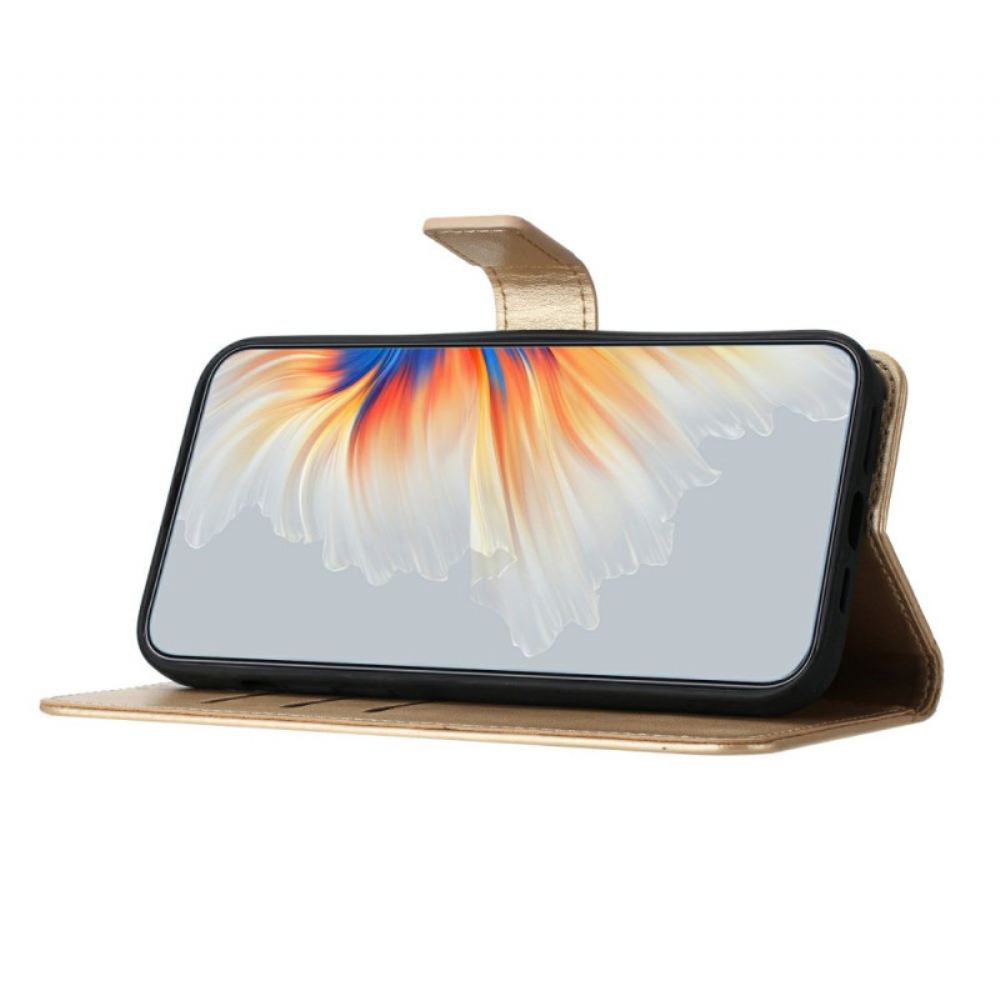 Kožený Kryt Poco C75 Mandalový Vzor Se Šňůrkou Na Krk