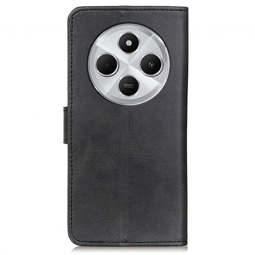 Kožený Kryt Poco C75 Matná Umělá Kůže